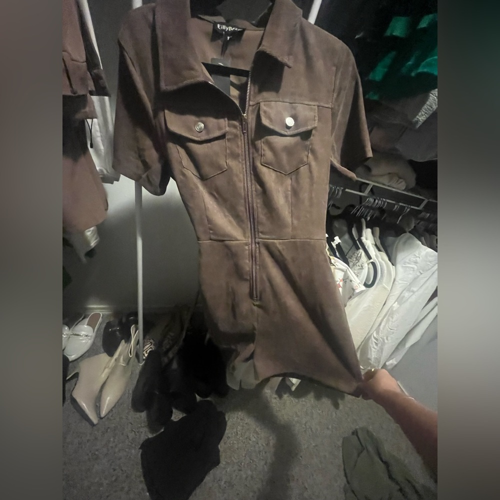 Brown jumpsuit size: M never worn